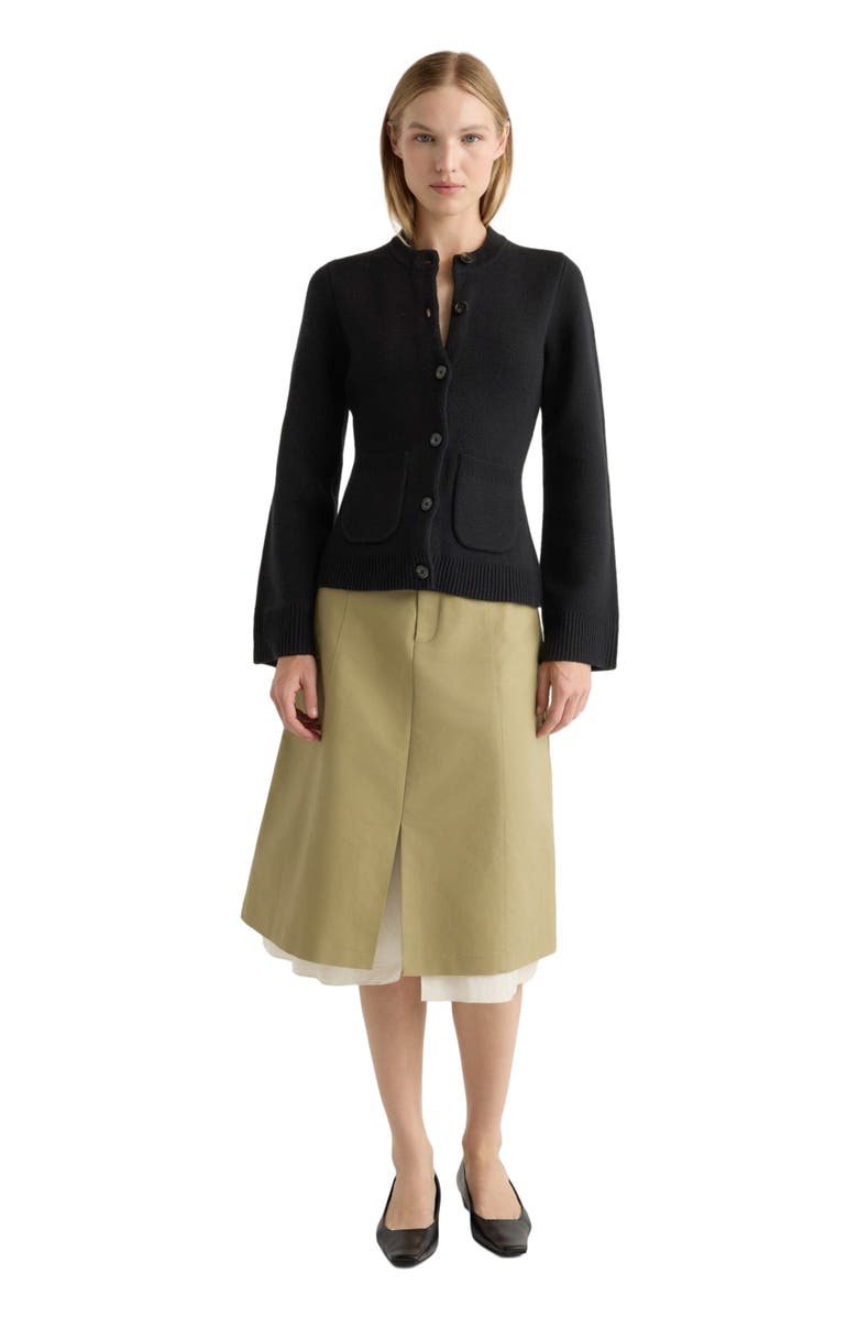 Modern Citizen Eames Cotton Wool Button Cardigan, Alternate, color, 