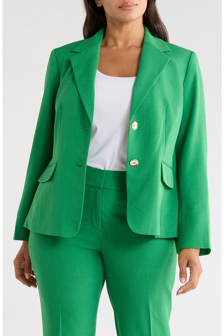 Two-Button Blazer, Main, color, LUSH GREEN - BV6