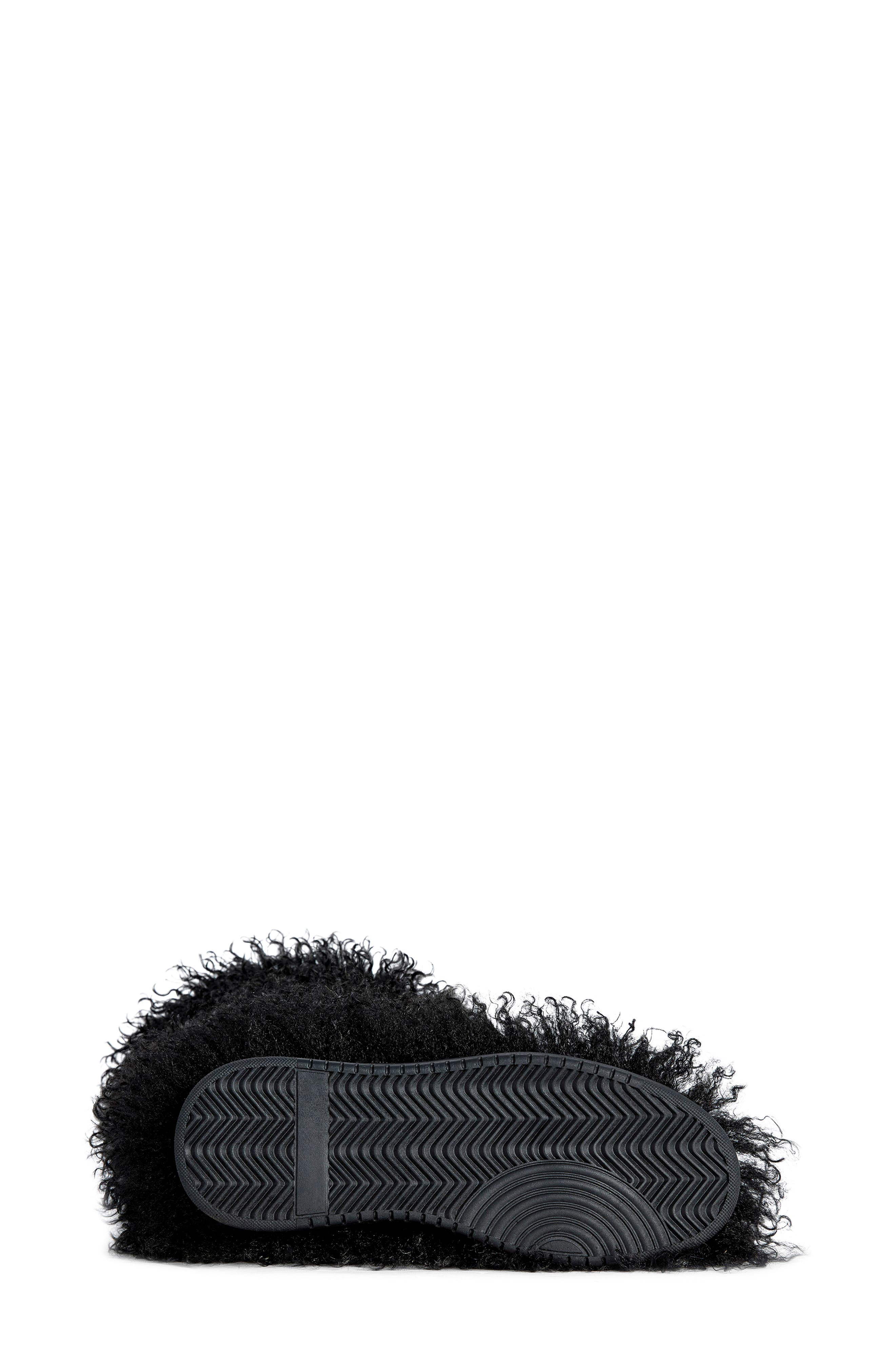 Denton Faux Fur Boot, Alternate, color, BLACK