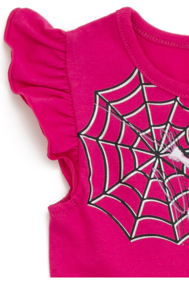 Spider-Verse Sleeveless Tutu Dress, Alternate, color, Ghost Spider Fuchsia