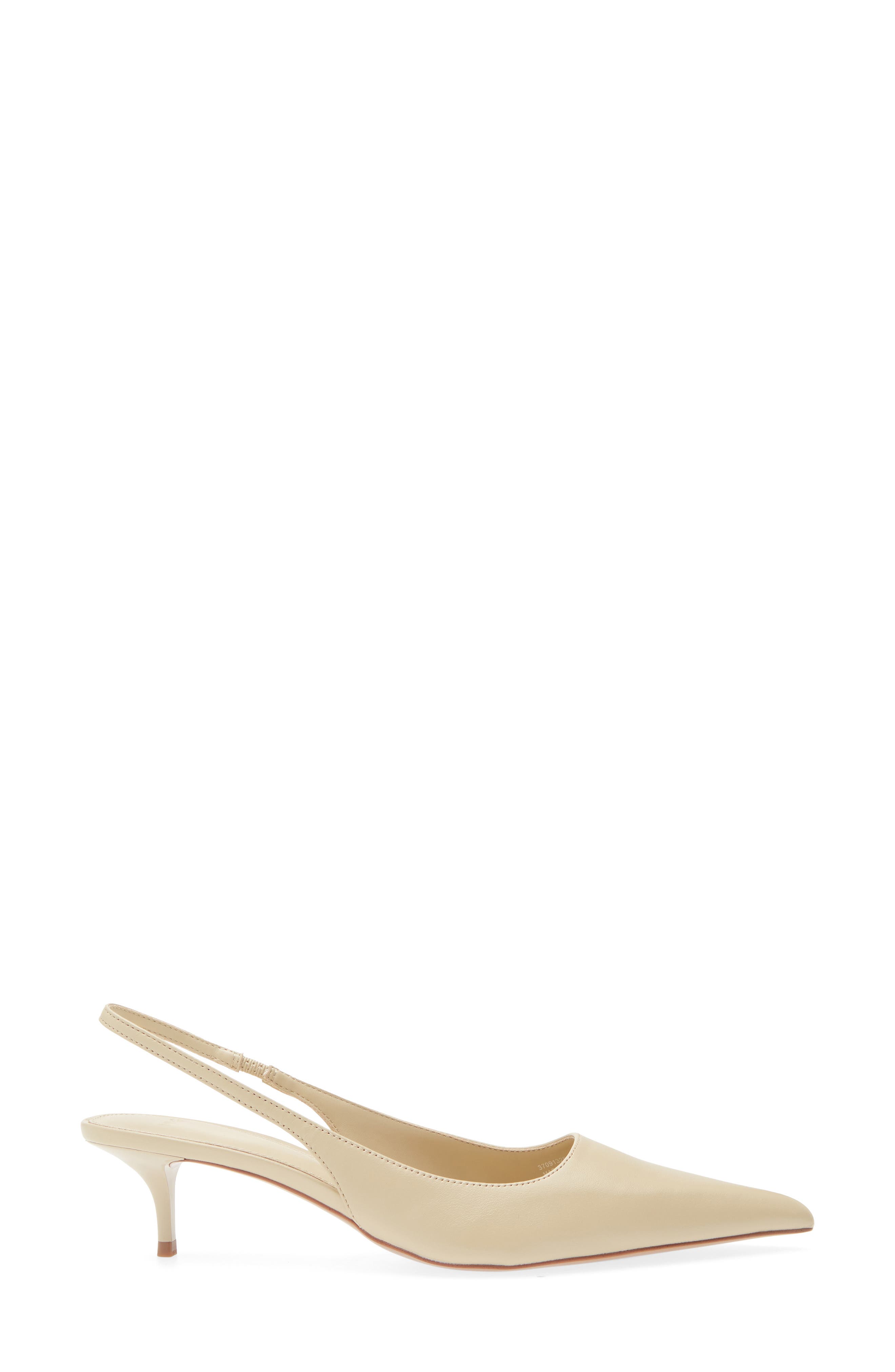 Tom Slingback Pointed Toe Pump, Alternate, color, ECRU