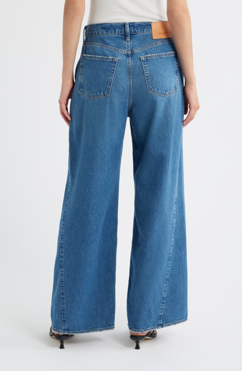 MOUSSY VINTAGE Atlanta Twisted Seam Wide Leg Jeans, Alternate, color, Blue