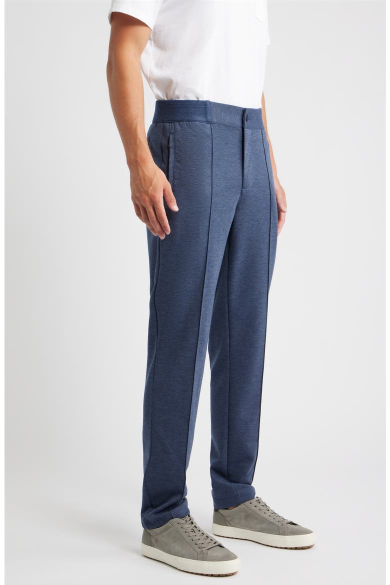 Soft Touch Pintuck Knit Pants, Alternate, color, NAVY