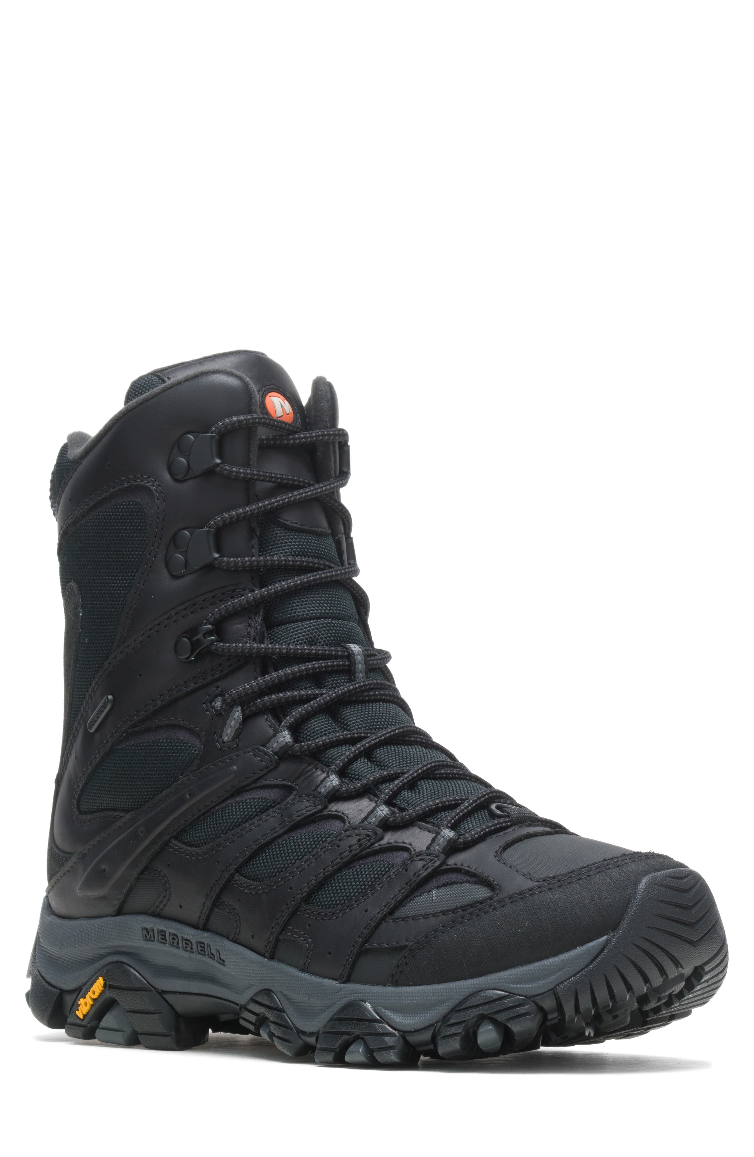 Merrell Moab 3 Waterproof Mid Hiking Boot In Black
