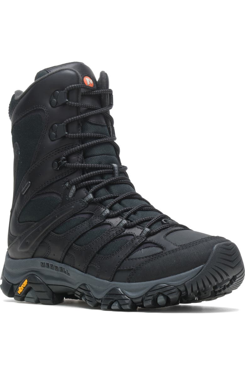 Merrell Moab 3 Waterproof Mid Hiking Boot, Main, color, Black