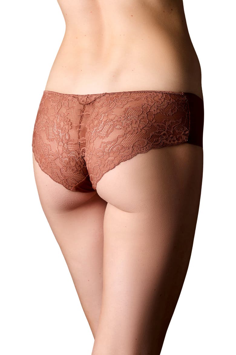Estelle Lace Hipster Briefs, Alternate, color, CANNELLE