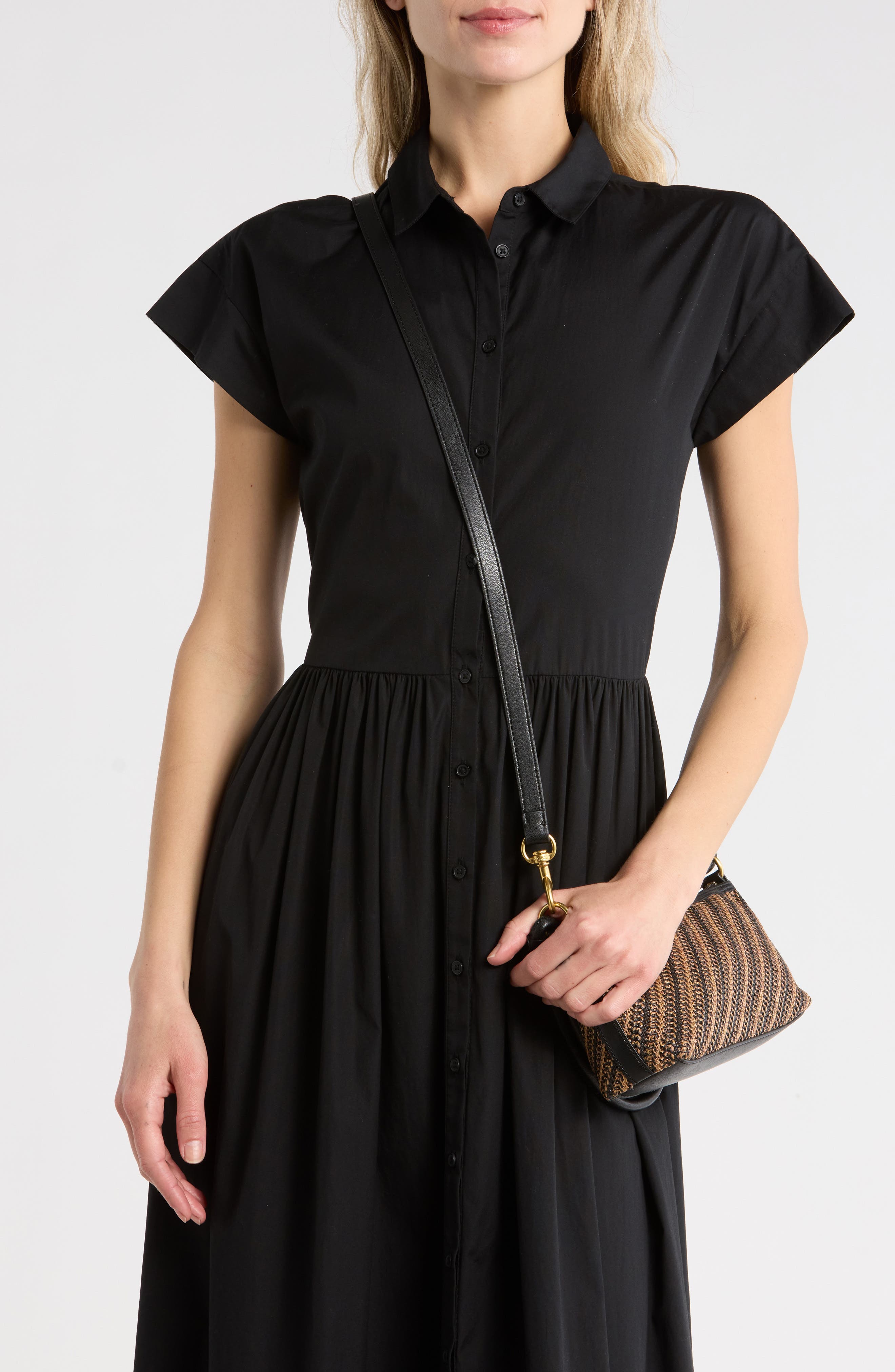 Vince Camuto Paula Shoulder Bag, Alternate, color, Black Natural