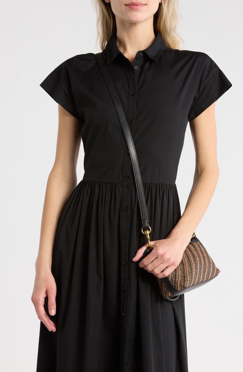 Vince Camuto Paula Shoulder Bag, Alternate, color, Black Natural