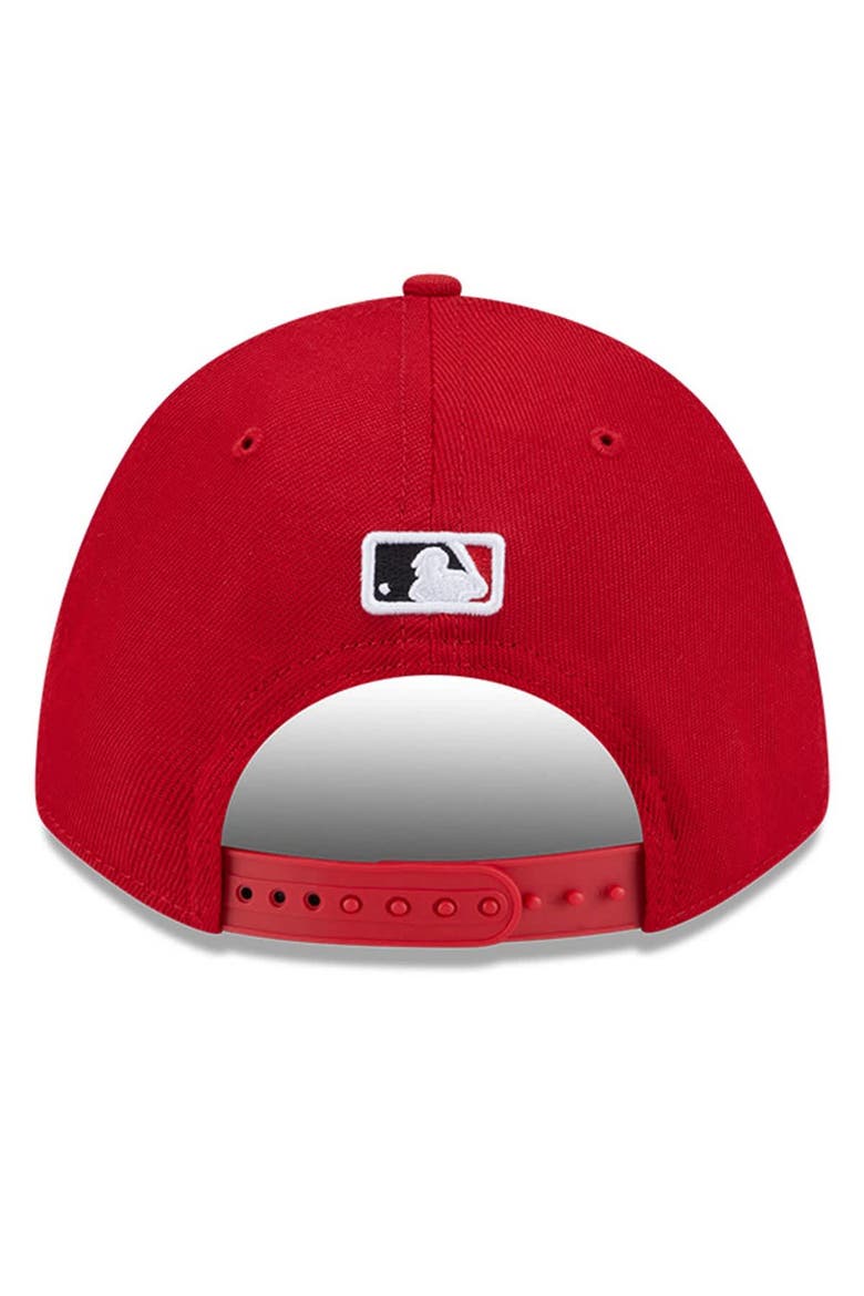 Men's New Era  Red Cincinnati Reds Player Replica 9FORTY Adjustable Hat, Alternate, color, Red