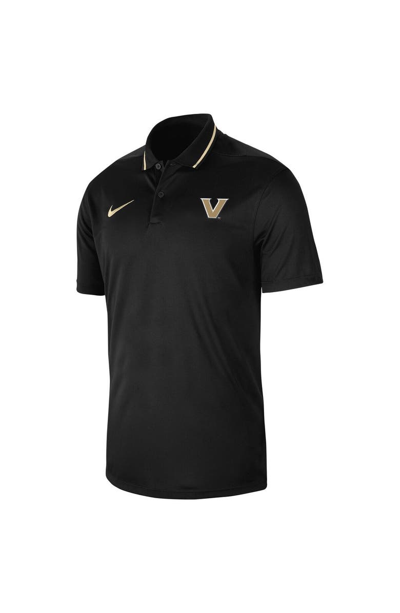 Nike Men's Nike  Black Vanderbilt Commodores 2023 Sideline Coaches Performance Polo, Alternate, color, 