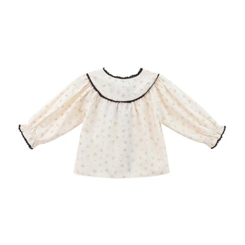 Sweet Cactus Set With Lace Detail In Brown