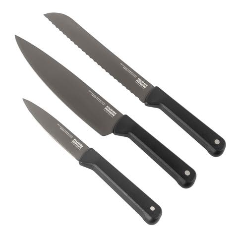 ICED 3 Piece Knife Set, Paring, Chef, Bread, Ice Hardened German Stainless Blade