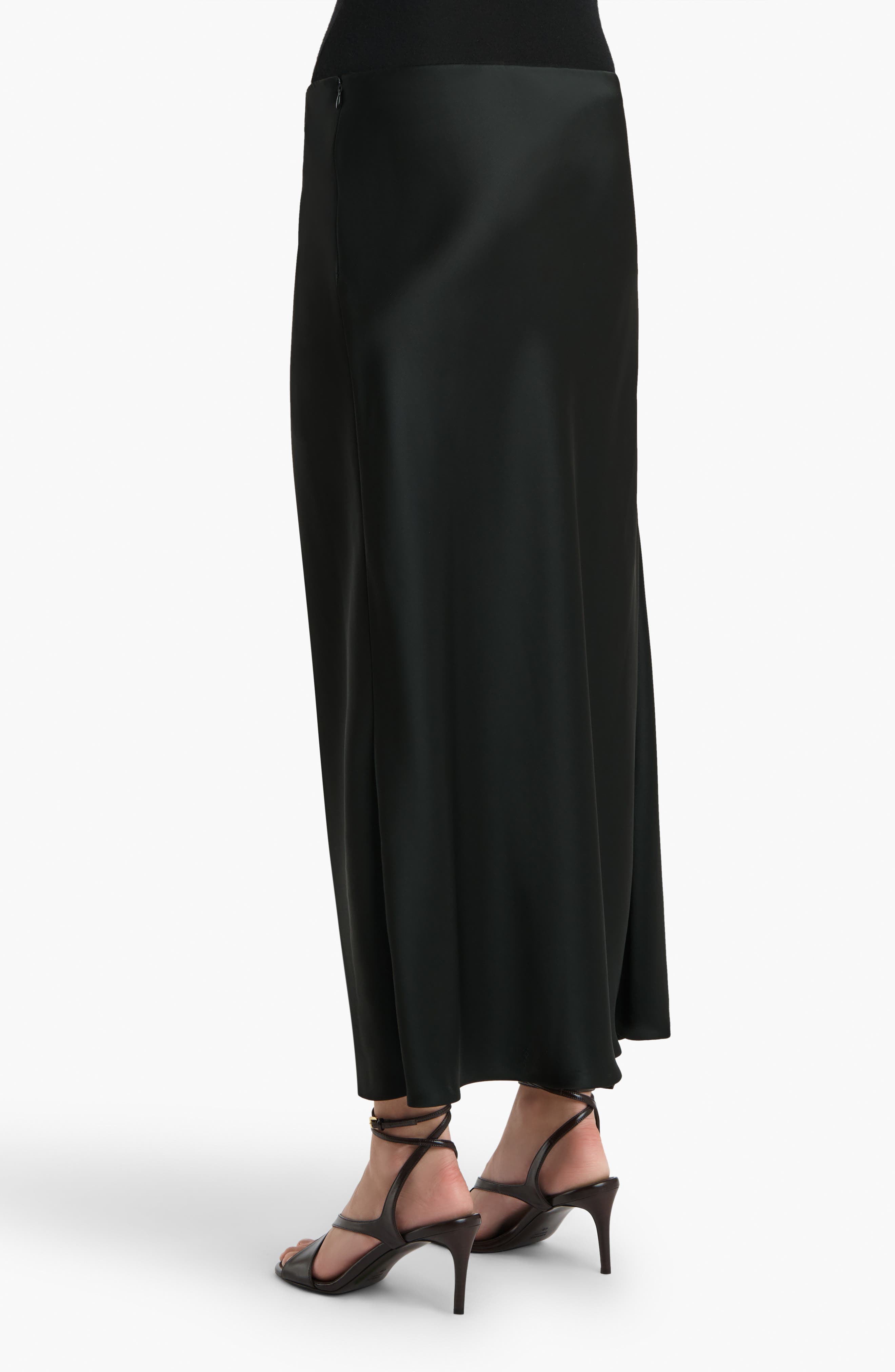 Demi Satin Midi Skirt - image 2