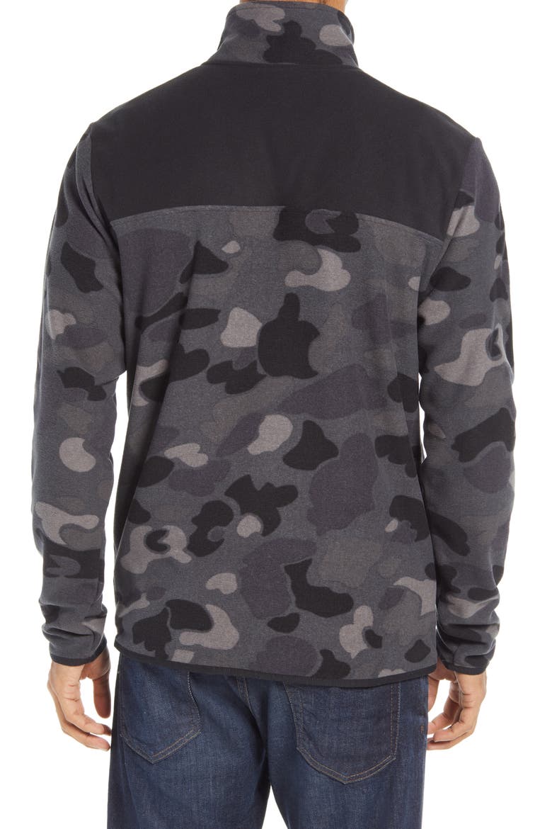 TKA Glacier Snap Neck Pullover, Alternate, color, TNF BLACK/TNF BLACK TONAL CAMO