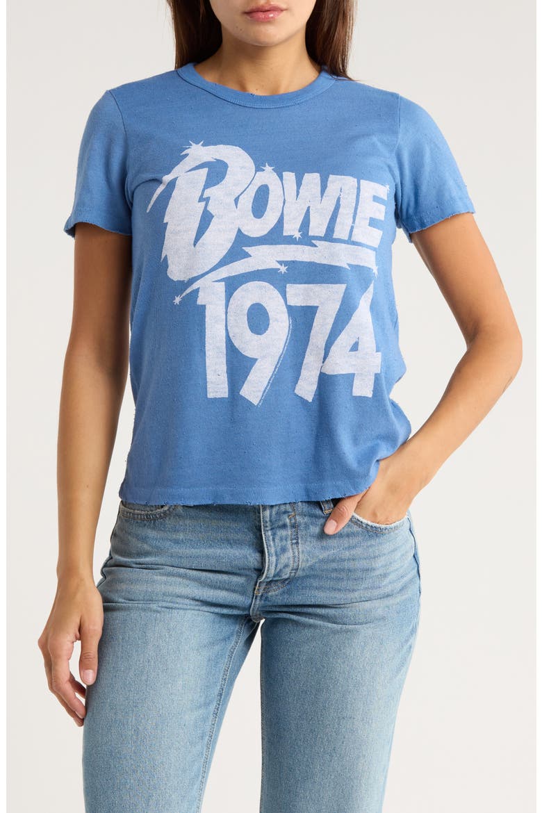 David Bowie 1974 Graphic T-Shirt, Main, color, DUTCH BLUE
