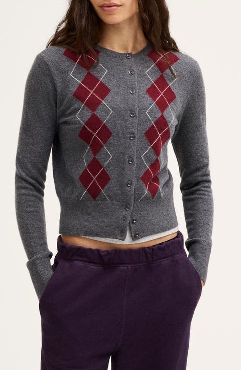 The Sophia Argyle SoftWool Cardigan