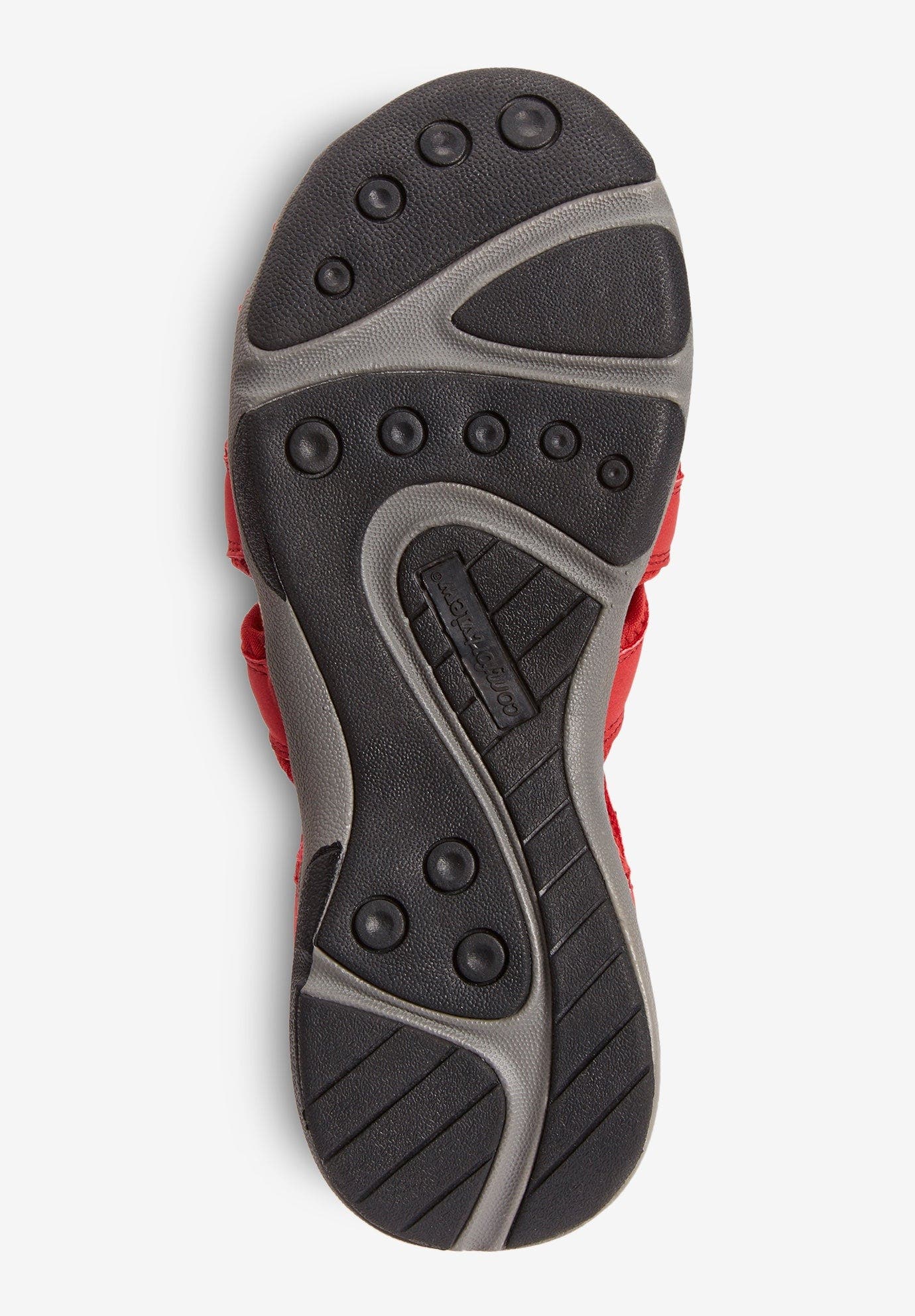 The Trek Sandal, Alternate, color, HOT RED