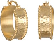 Satya Jewelry Circle of Truth Hoop Earrings