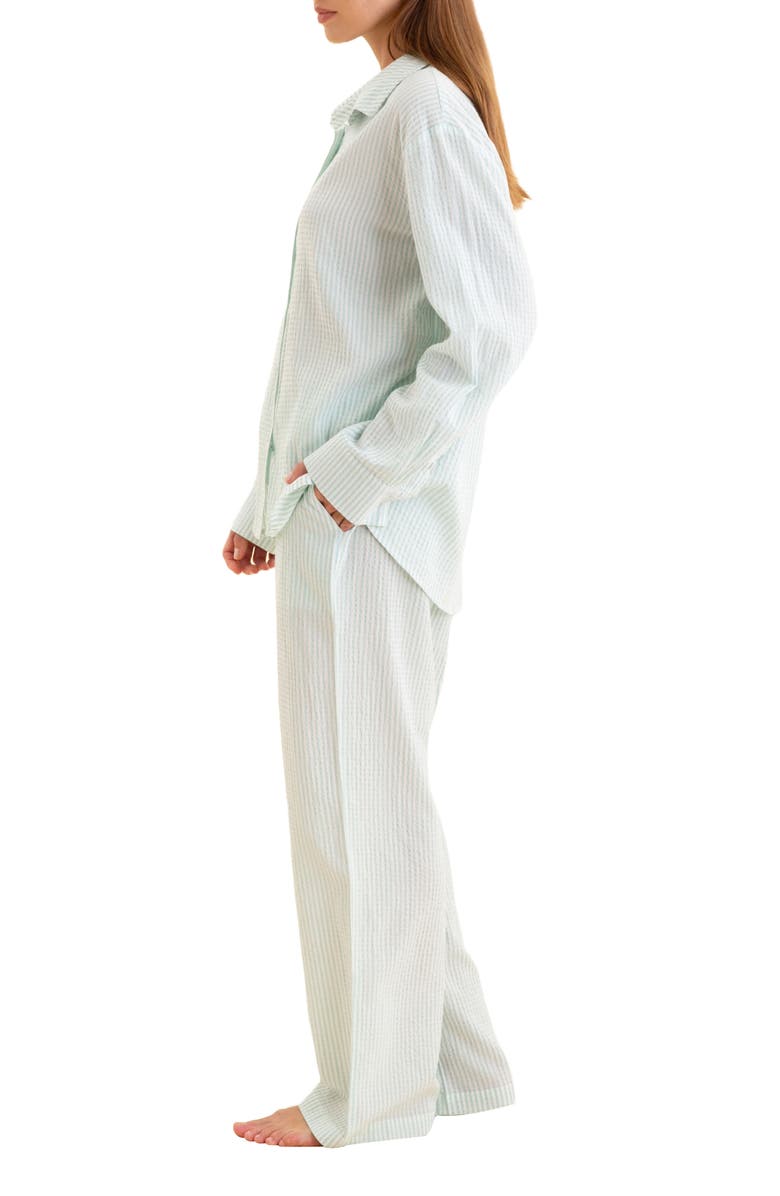Papinelle Sabine Stripe Seersucker Pajamas, Alternate, color,