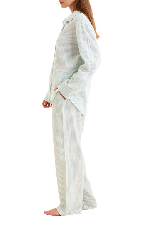 PAPINELLE PAPINELLE SABINE STRIPE SEERSUCKER PAJAMAS