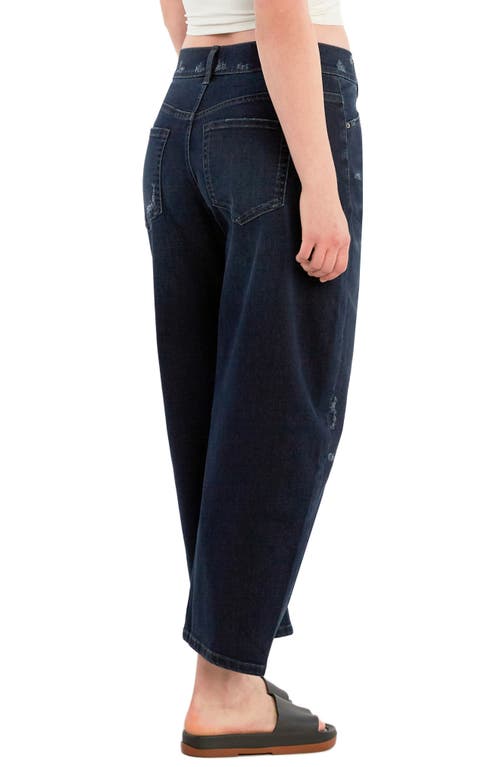 Hint Of Blu Relaxed Barrel Jeans