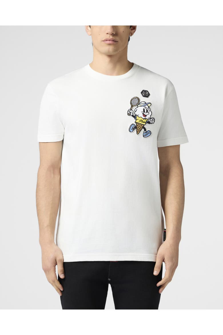 Round Neck T-Shirt Gelato Monsters Men, Main, color, OffWhite