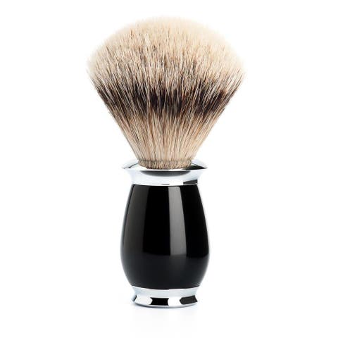 Purist Black Silvertip Badger Shaving Brush