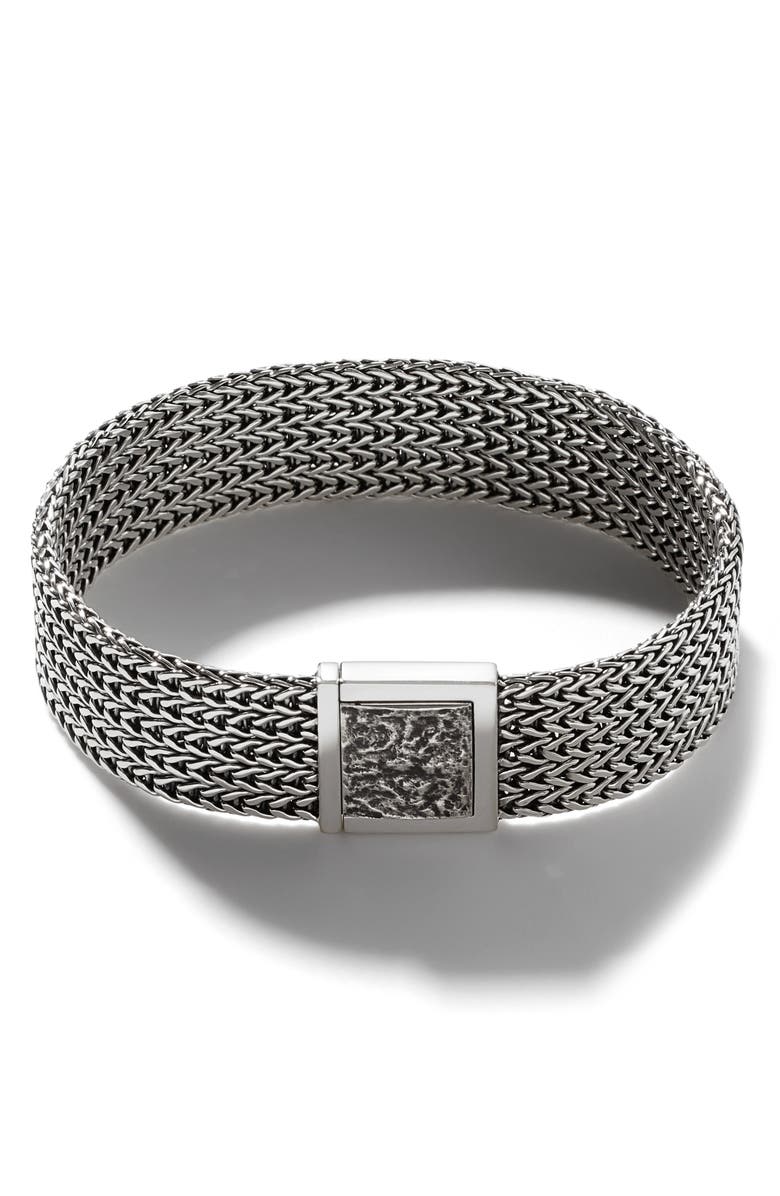 John Hardy Classic Chain Bangle, Main, color, Silver