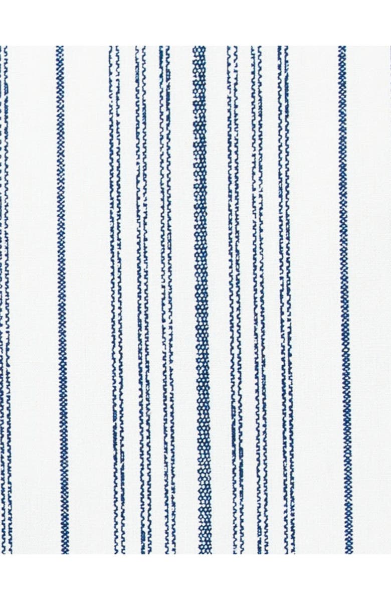 Nautica Beaux Stripe Blue Cotton Percale Sheet Set - Full, Alternate, color, Navy