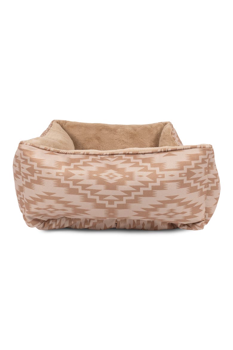 Faux Fur Kuddler Dog Bed, Alternate, color, MESILLA GINGER