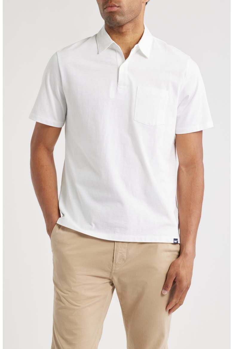 Surf Pima Cotton Polo, Main, color, WHITE CAP