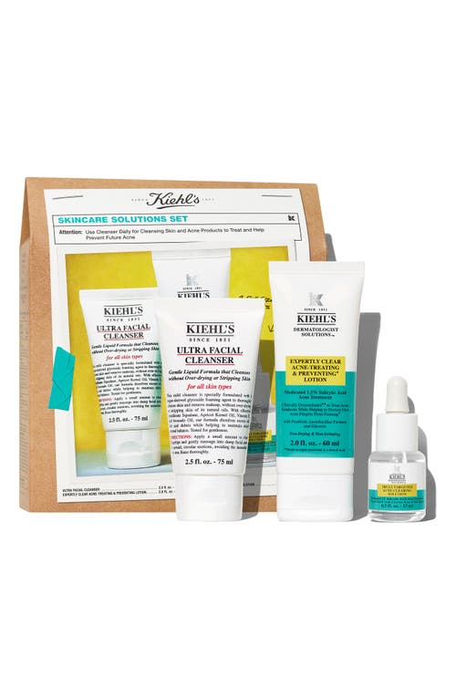 Kiehl's Since 1851 Skin Care Solutions Gift Set $87 Value In No Color