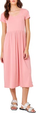 Hurley Coastal Ribbed Midi Dress