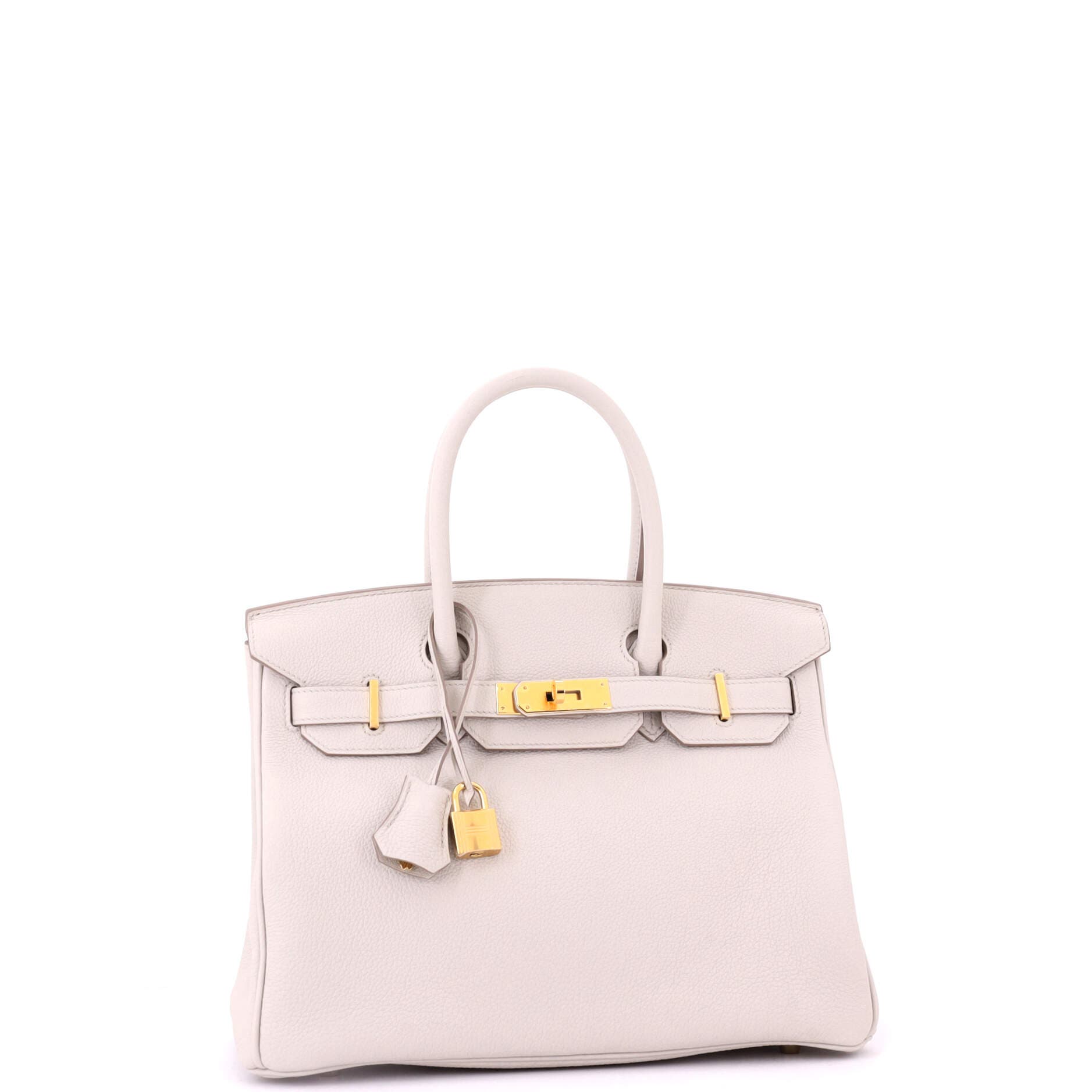 Pre-Owned Hermes Birkin Handbag Light Togo with Gold Hardware 30, Alternate, color, 