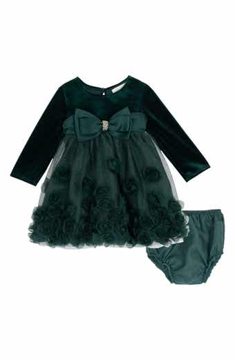 Velvet & Soutache Party Dress & Bloomers