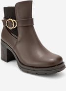 Prologue Shoes Heile Buckle Block Heel Boot