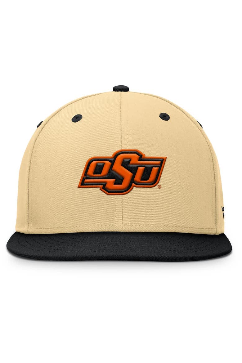 Men's Fanatics Khaki/Black Oklahoma State Cowboys Balance Fitted Hat, Alternate, color, Khaki