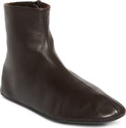 The Row Stella Genuine Shearling Lined Bootie