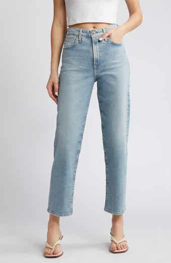 AG Rian High Waist Ankle Straight Leg Jeans
