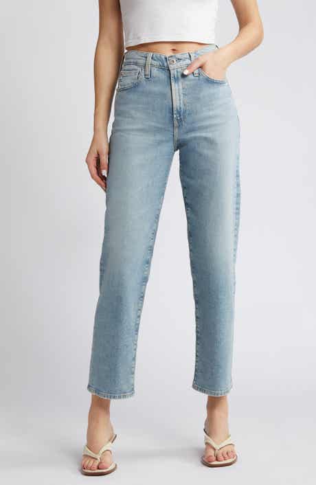 AG Rian High Waist Ankle Straight Leg Jeans