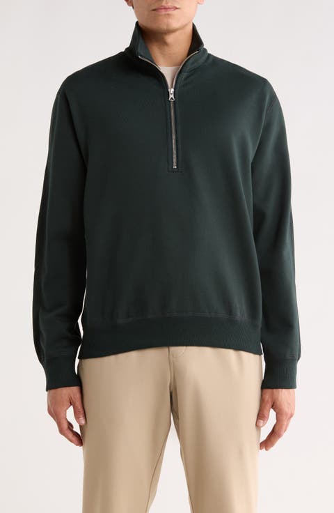 Standard Midweight Terry Half Zip Pullover