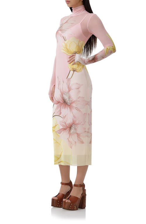 AFRM AFRM SHAILENE LONG SLEEVE MESH DRESS