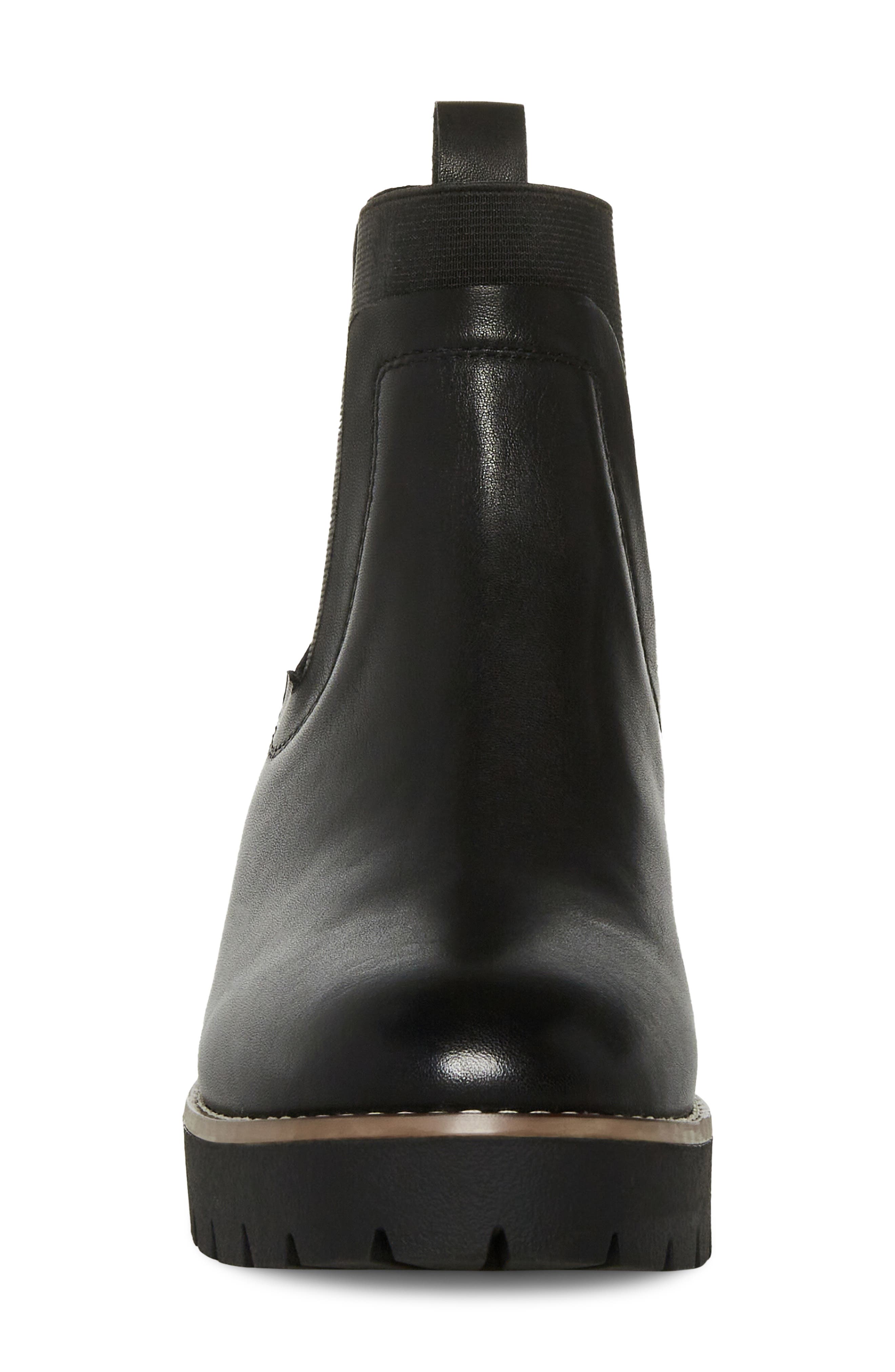 Donovan Waterproof Chelsea Boot, Alternate, color, BLACK LEATHER