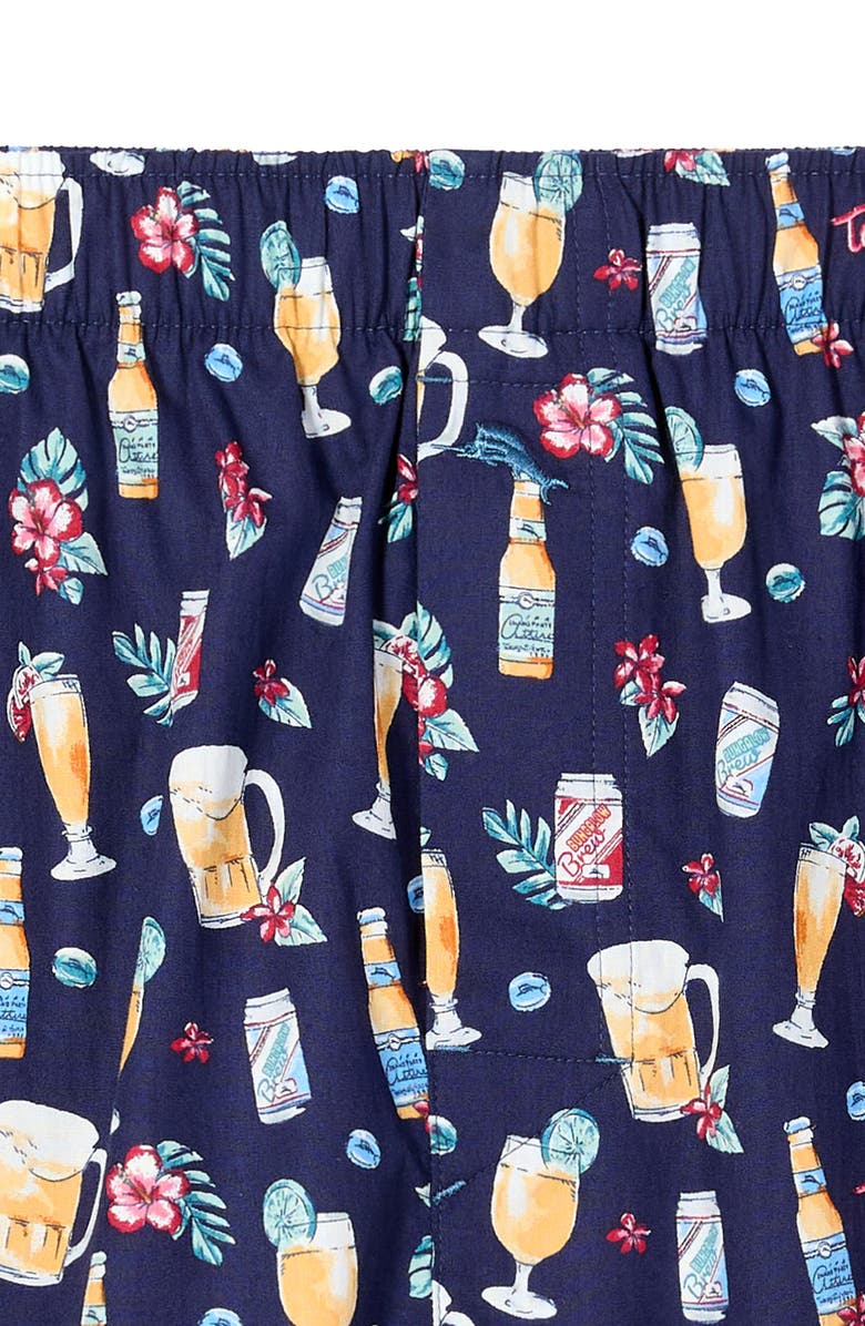 Tommy Bahama Print Boxer Shorts, Alternate, color, Navy Graphic