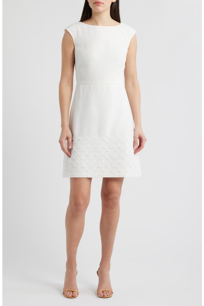 short sleeve sheath dresses WHBM AURA Short-Sleeve Sculpting Sheath Dress