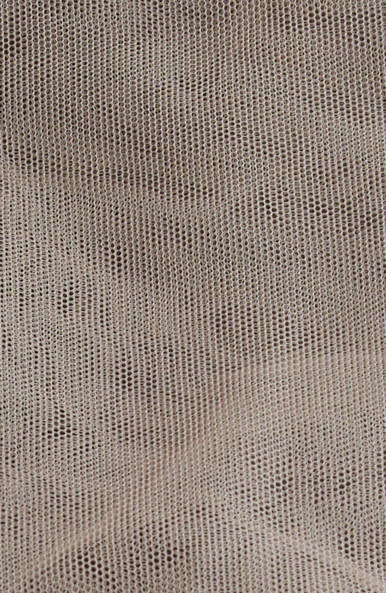 Rick Owens Secchia Tulle Bomber Jacket, Alternate, color, Dust