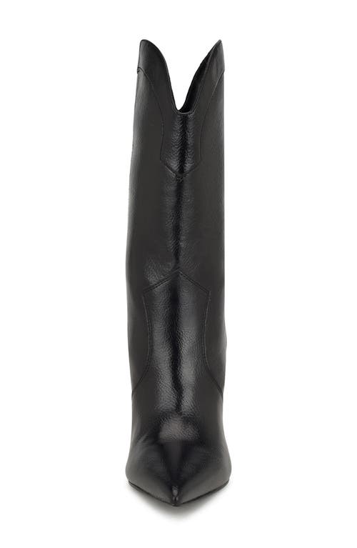 Nine West Grasy Western Boot In Black
