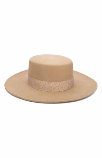 San Diego Hat Ribbon Trim Wool Fedora