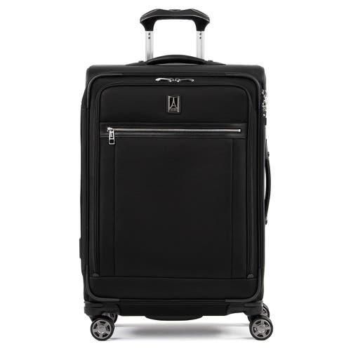 Travelpro Platinum Elite Softside Expandable Medium 25-inch Checked Luggage In Shadow Black