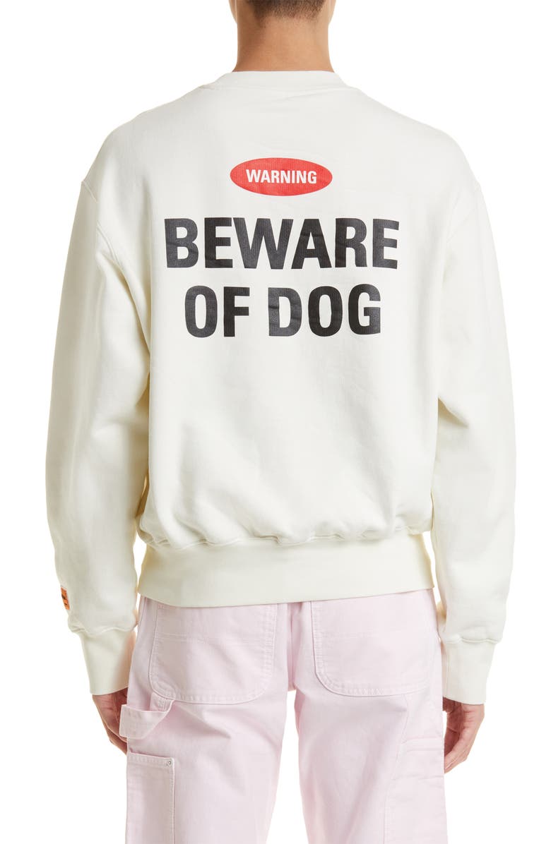 Heron Preston Beware of Dog Graphic Sweatshirt, Alternate, color, 